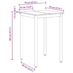 vidaXL Jedálenské stoly Kompozitné drevo – Obrázok 10