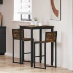 vidaXL Jedálenské stoly Kompozitné drevo