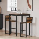 vidaXL Jedálenské stoly Kompozitné drevo