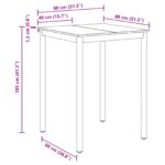 vidaXL Jedálenské stoly Kompozitné drevo – Obrázok 10