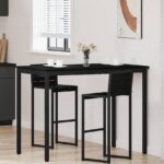 vidaXL Jedálenské stoly Kompozitné drevo