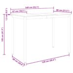 vidaXL Jedálenské stoly Kompozitné drevo – Obrázok 11