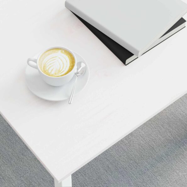 vidaXL Konferenčný stolík Biela 40 x 40 x 36 cm – Obrázok 4