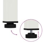 vidaXL Konferenčný stolík Biela 40 x 40 x 36 cm – Obrázok 9