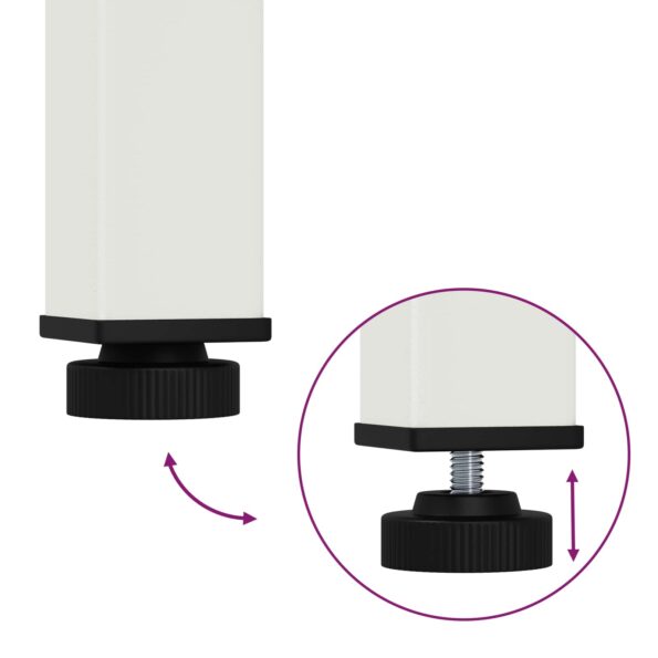 vidaXL Konferenčný stolík Biela 60 x 50 x 36 cm – Obrázok 10