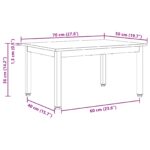 vidaXL Konferenčný stolík Biela 60 x 50 x 36 cm – Obrázok 12