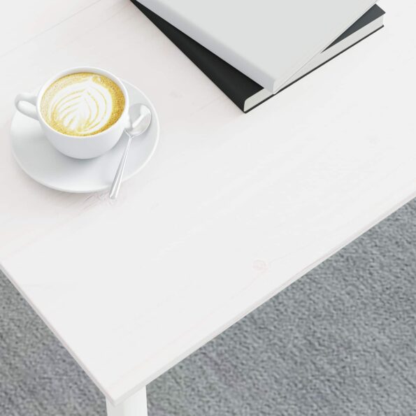 vidaXL Konferenčný stolík Biela 80 x 80 x 45 cm – Obrázok 4