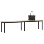 vidaXL lavička Prírodná 200 x 35 x 45 cm Masívne borovicové drevo – Obrázok 3