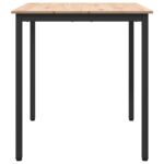 vidaXL Jedálenský stôl Prírodná 70 x 70 x 75 cm – Obrázok 5