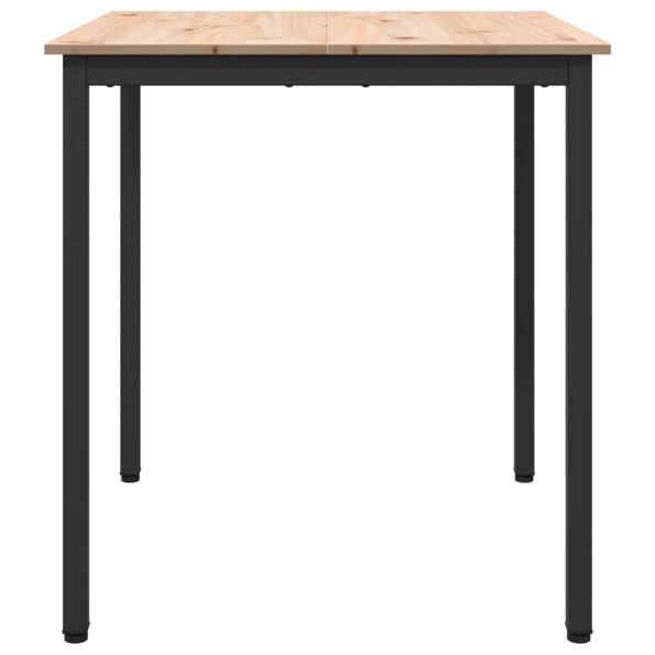 vidaXL Jedálenský stôl Prírodná 70 x 70 x 75 cm – Obrázok 5