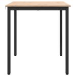 vidaXL Jedálenský stôl Prírodná 70 x 70 x 75 cm – Obrázok 6