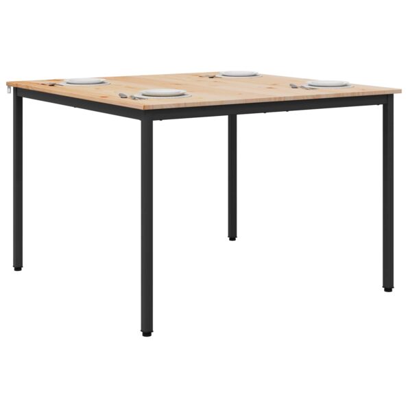 vidaXL Jedálenský stôl Prírodná 110 x 110 x 75 cm – Obrázok 3