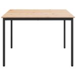 vidaXL Jedálenský stôl Prírodná 110 x 110 x 75 cm – Obrázok 6