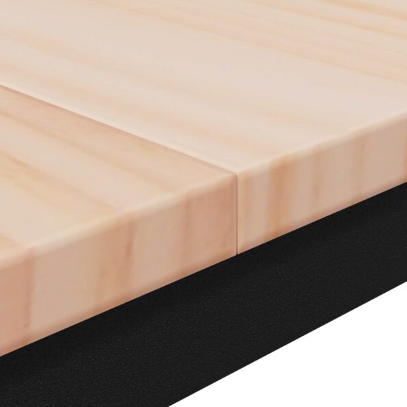 vidaXL Jedálenský stôl Prírodná 110 x 110 x 75 cm – Obrázok 8