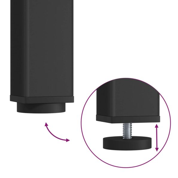 vidaXL Jedálenský stôl Prírodná 110 x 110 x 75 cm – Obrázok 9