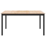 vidaXL Jedálenský stôl Prírodná 140 x 80 x 75 cm – Obrázok 5