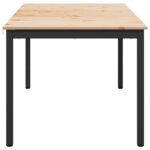 vidaXL Jedálenský stôl Prírodná 140 x 80 x 75 cm – Obrázok 6