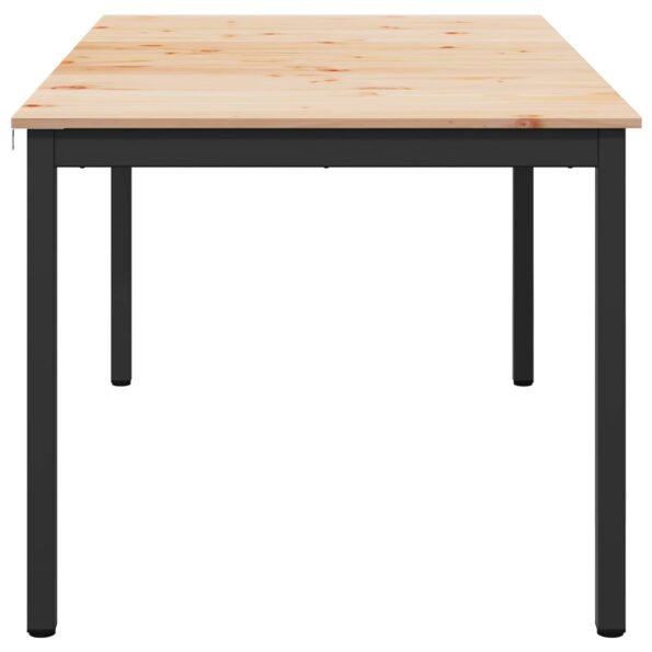 vidaXL Jedálenský stôl Prírodná 140 x 80 x 75 cm – Obrázok 6