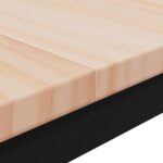 vidaXL Jedálenský stôl Prírodná 140 x 80 x 75 cm – Obrázok 8