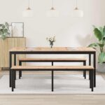 vidaXL Jedálenský stôl Prírodná 180 x 90 x 75 cm – Obrázok 4