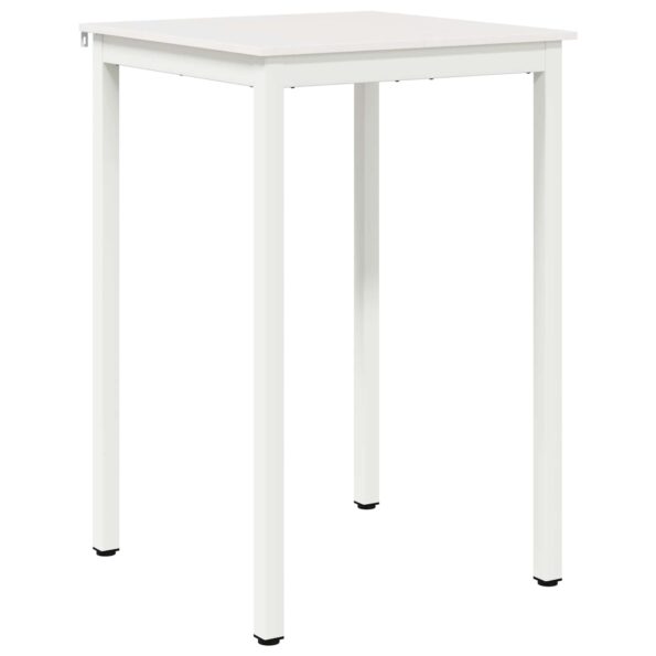 vidaXL Barový stôl Biela 110 x 55 x 105 cm Masívne borovicové drevo – Obrázok 2