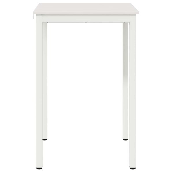 vidaXL Barový stôl Biela 110 x 55 x 105 cm Masívne borovicové drevo – Obrázok 6