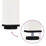 vidaXL Barový stôl Biela 110 x 55 x 105 cm Masívne borovicové drevo – Obrázok 9