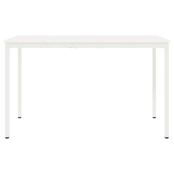 vidaXL Barový stôl Biela 110 x 55 x 105 cm Masívne borovicové drevo – Obrázok 5