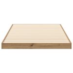 vidaXL Posteľový rám Remeselný dub 75 x 190 cm Kompozitné drevo – Obrázok 6
