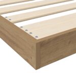 vidaXL Posteľový rám Remeselný dub 75 x 190 cm Kompozitné drevo – Obrázok 9