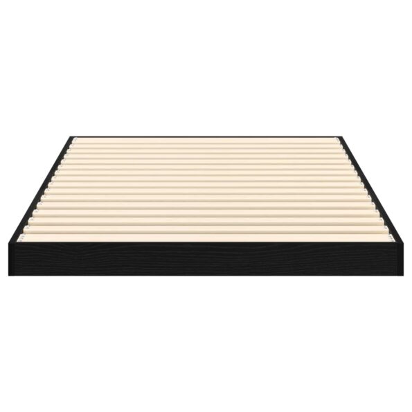 vidaXL Posteľový rám Čierny dub 80 x 190 cm Kompozitné drevo – Obrázok 6