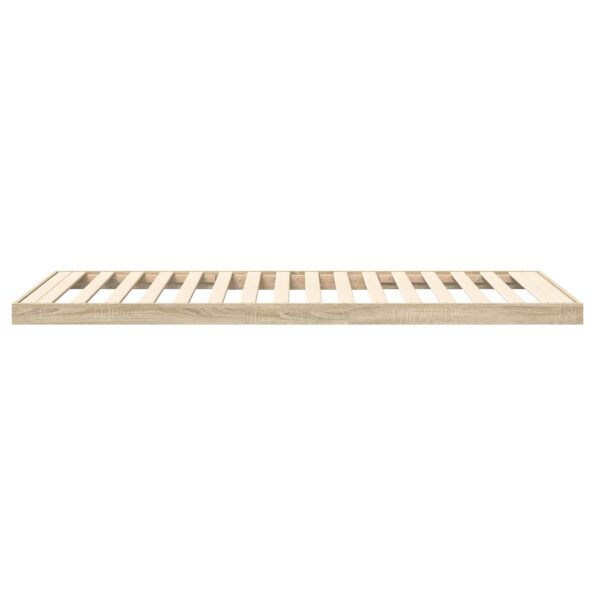 vidaXL Posteľový rám Sonoma 90 x 190 cm Kompozitné drevo – Obrázok 7