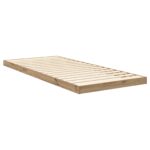vidaXL Posteľový rám Remeselný dub 90 x 190 cm Kompozitné drevo – Obrázok 5