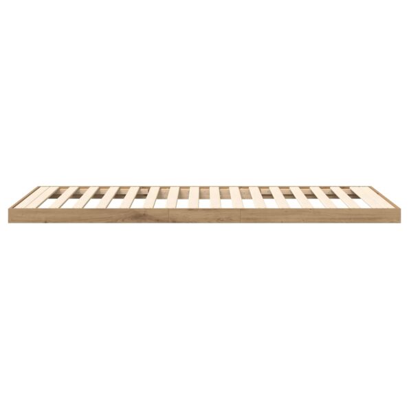 vidaXL Posteľový rám Remeselný dub 90 x 190 cm Kompozitné drevo – Obrázok 7
