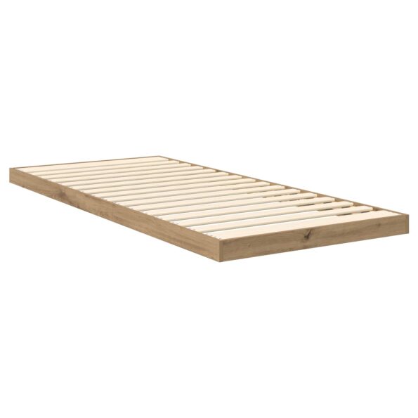 vidaXL Posteľový rám Remeselný dub 90 x 190 cm Kompozitné drevo – Obrázok 8