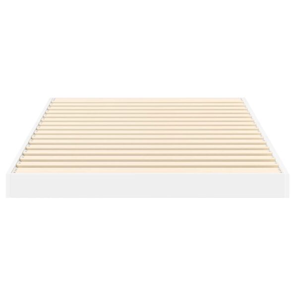 vidaXL Posteľový rám Biela 80 x 200 cm Kompozitné drevo – Obrázok 6