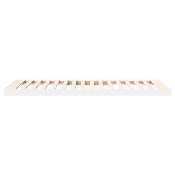 vidaXL Posteľový rám Biela 80 x 200 cm Kompozitné drevo – Obrázok 7