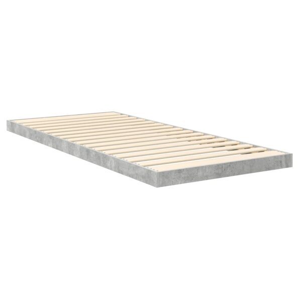 vidaXL Posteľový rám Betónová šedá 80 x 200 cm Kompozitné drevo – Obrázok 8