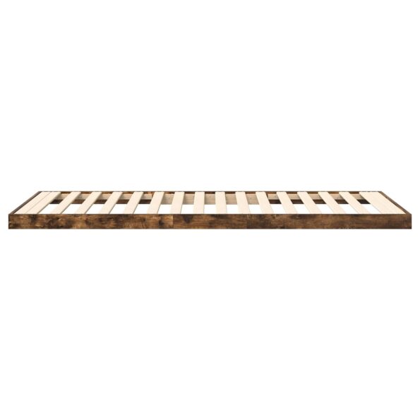 vidaXL Posteľový rám Dymová dub 80 x 200 cm Kompozitné drevo – Obrázok 7