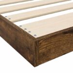 vidaXL Posteľový rám Dymová dub 80 x 200 cm Kompozitné drevo – Obrázok 9