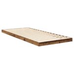 vidaXL Posteľový rám Staré drevo 80 x 200 cm Kompozitné drevo – Obrázok 5