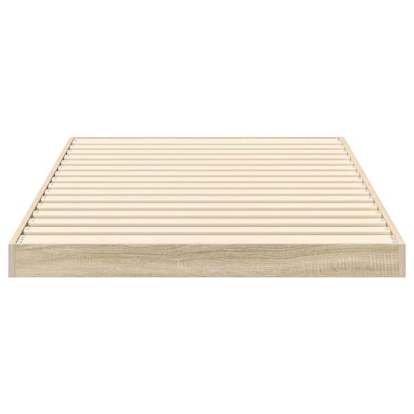 vidaXL Posteľový rám Sonoma dub 90 x 200 cm Kompozitné drevo – Obrázok 6