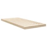 vidaXL Posteľový rám Sonoma dub 90 x 200 cm Kompozitné drevo – Obrázok 8