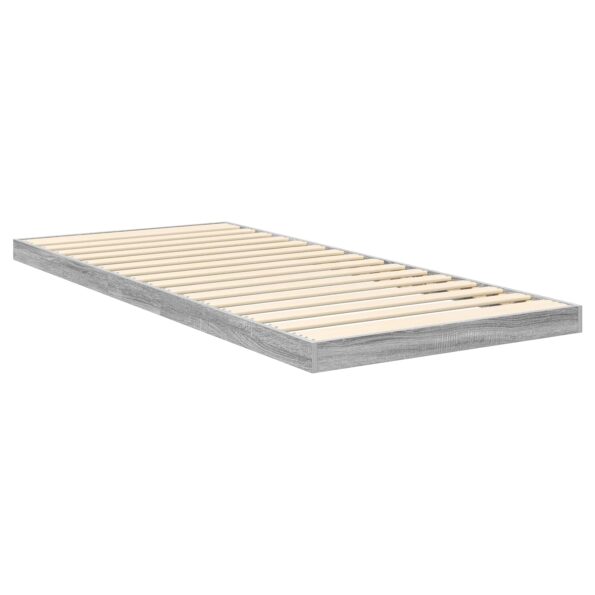 vidaXL Posteľový rám Sivý Sonoma 90 x 200 cm Kompozitné drevo – Obrázok 5