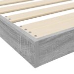 vidaXL Posteľový rám Sivý Sonoma 90 x 200 cm Kompozitné drevo – Obrázok 9
