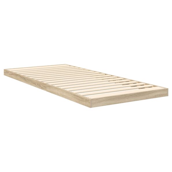 vidaXL Posteľový rám Sonoma 100 x 200 cm Kompozitné drevo – Obrázok 5