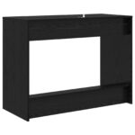 vidaXL Postelový stôl Čierny dub 100 x 45 x 75 cm Kompozitné drevo – Obrázok 2