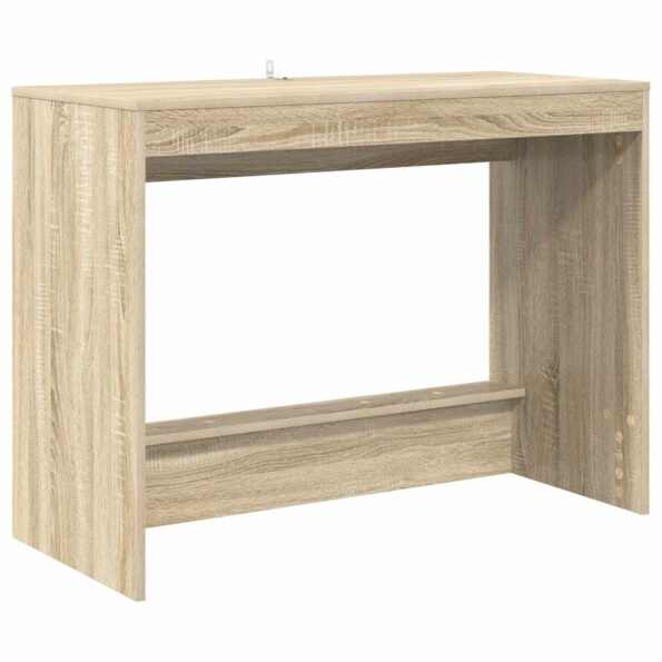 vidaXL Postelový stôl Sonoma dub 100 x 45 x 75 cm Kompozitné drevo – Obrázok 2