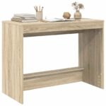 vidaXL Postelový stôl Sonoma dub 100 x 45 x 75 cm Kompozitné drevo – Obrázok 3