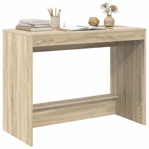 vidaXL Postelový stôl Sonoma dub 100 x 45 x 75 cm Kompozitné drevo – Obrázok 3